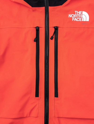 Pre-owned The North Face Men's Summit L5 Dryvent Waterproof Shell Ski Jacket, $600, Flare In Orange
