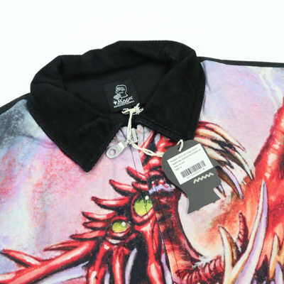 Pre-owned Brain Dead X Magic The Gathering Dragon Jacket Mtg M Medium - In Multicolor