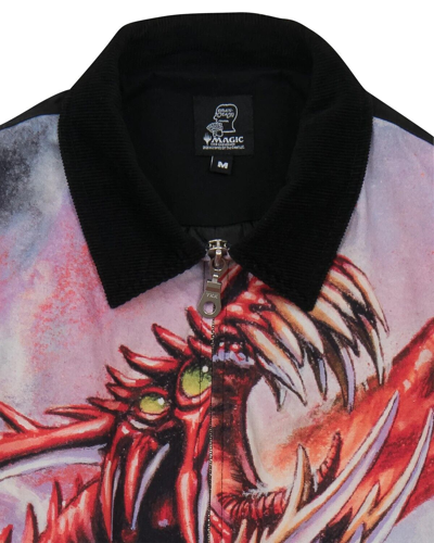 Pre-owned Brain Dead X Magic The Gathering Dragon Jacket Mtg M Medium - In Multicolor