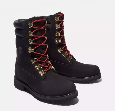 Pre-owned Timberland Waterproof Super Boot 40 Below Tb0a2gdk-001 Superboot Free Ship?? In Black