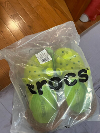 Pre-owned Crocs Classic Dreamworks Shrek Clog In Size Us 7 Mens / Us 9 Womens In Green