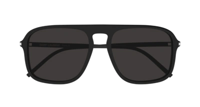 Pre-owned Saint Laurent Sunglasses Sl 590 001 Black Black Man