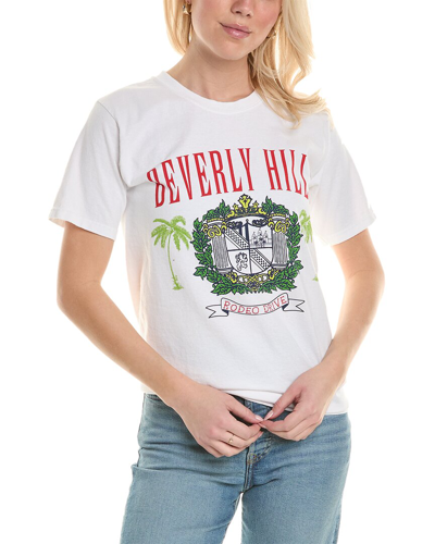 Shop Prince Peter Beverly Hills Crest T-shirt In White