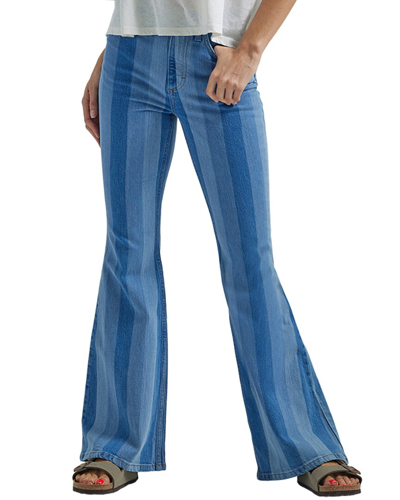 Shop Lee Hits Of Blue High Rise Flare Jean