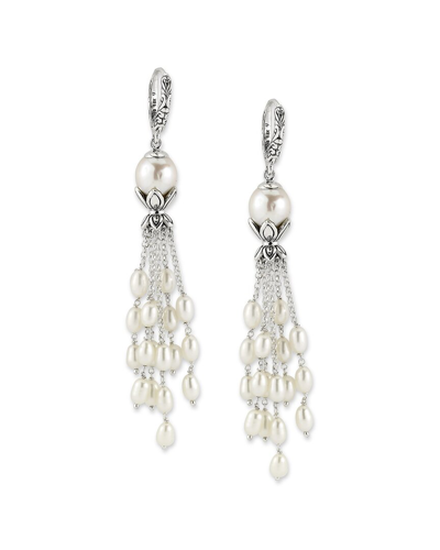 Shop Samuel B. 18k & Silver Pearl Earrings