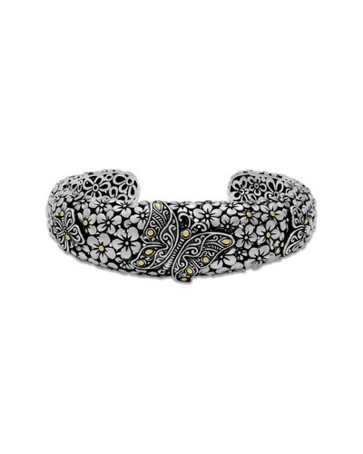 Samuel B. Butterfly Filigree Two-tone Cuff Bracelet