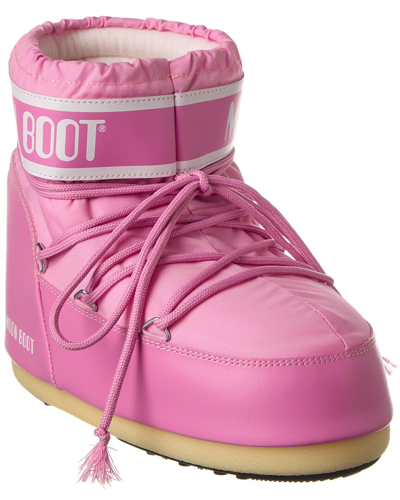 Shop Moon Boot ® Icon Low Nylon Boot In Pink