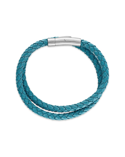 Shop Esquire Men's Jewelry Stainless Steel Wrap Bracelet