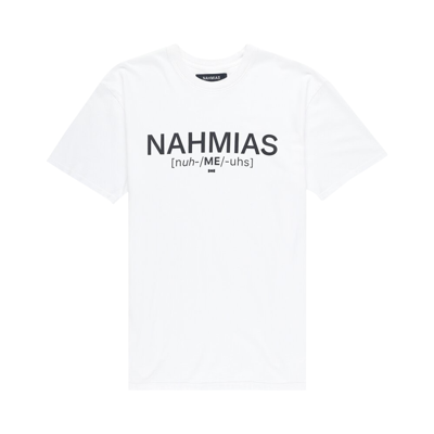 Pre-owned Nahmias Pronunciation T-shirt 'white'