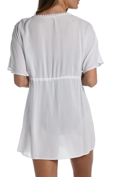 La Blanca Coastal Cover-up Wrap In White