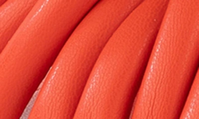 Shop Seychelles Simply The Best Slide Sandal In Deep Orange Faux Leather