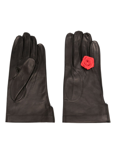 Shop Canaku Gloves In Black  