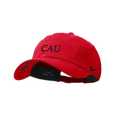 Shop Nike Clark Atlanta  Unisex College Adjustable Cap In Red