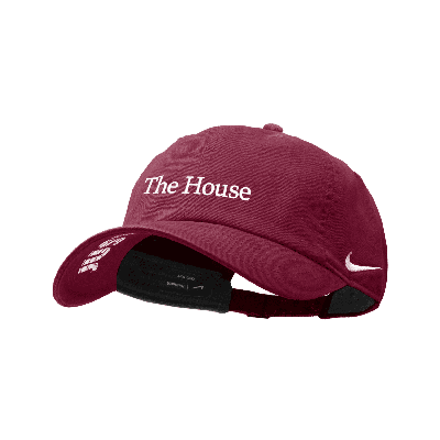 Shop Nike Morehouse  Unisex College Adjustable Cap In Red