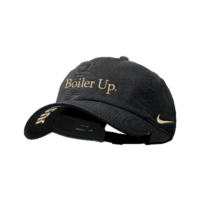 Shop Nike Purdue  Unisex College Cap In Black