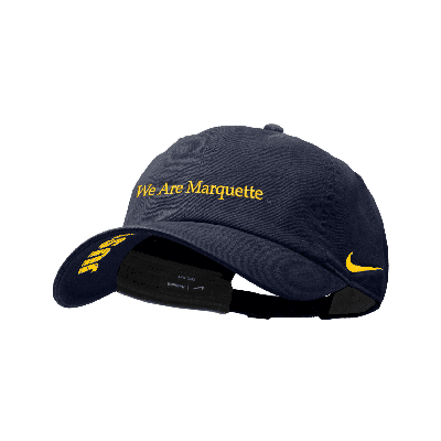 Shop Nike Marquette  Unisex College Cap In Blue