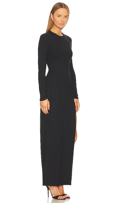 Shop Susana Monaco Long Sleeve Dress In Black