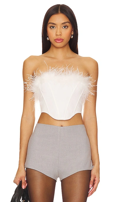 Shop Superdown Elsie Corset In White