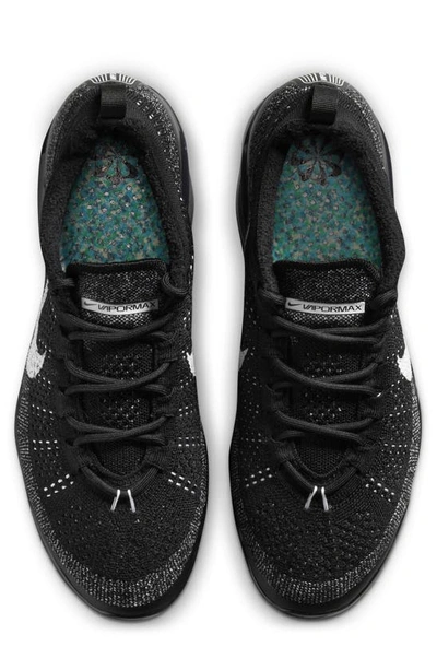 Nike Air Vapormax 2023 Flyknit Running Shoes In Black/ White