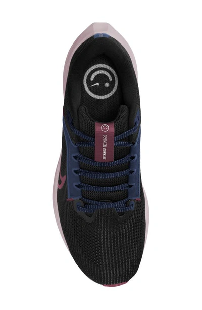 Shop Nike Air Zoom Pegasus 40 Running Shoe In Black/ Maroon/ Purple/ Pink
