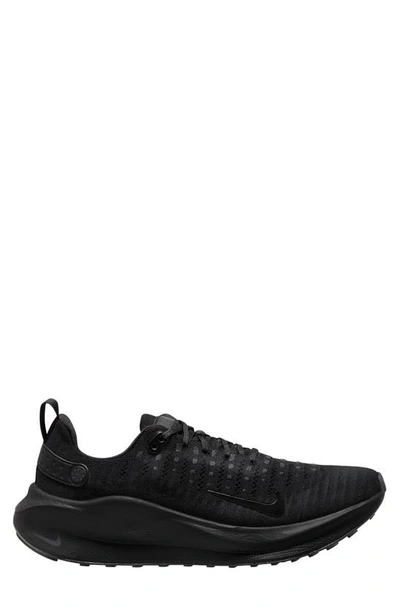 Shop Nike Infinityrn 4 Running Shoe In Black/ Black/ Anthracite