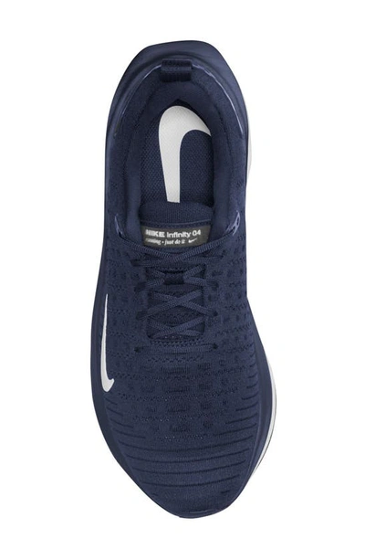 Shop Nike Infinityrn 4 Running Shoe In College Navy/ Platinum Tint
