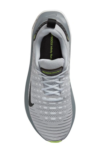 Shop Nike Infinityrn 4 Running Shoe In Wolf Grey/ Black/ Platinum