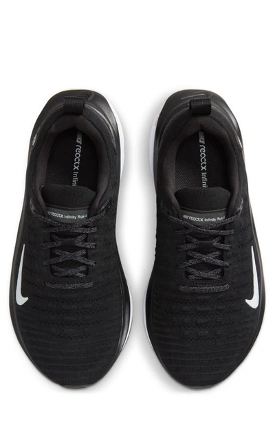 Shop Nike Infinityrn 4 Running Shoe In Black/ White