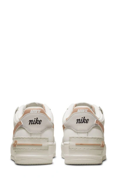 Shop Nike Air Force 1 Shadow Sneaker In Sail/ Hemp/ Fossil/ Light Bone