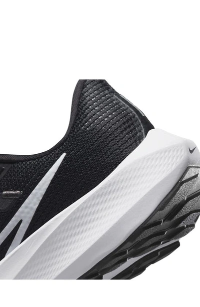 Shop Nike Air Zoom Pegasus 40 Running Shoe In Black/ White/ Anthracite