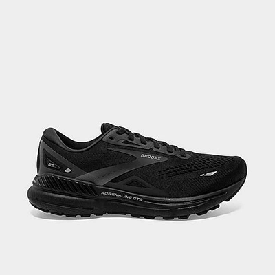 Shop Brooks Women's Adrenaline Gts 23 Running Shoes In Black/black/ebony