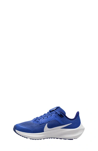Shop Nike Kids' Air Zoom Pegasus 40 Running Shoe In Royal/ White/ Royal Blue