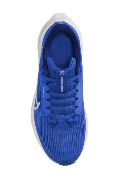 Shop Nike Kids' Air Zoom Pegasus 40 Running Shoe In Royal/ White/ Royal Blue