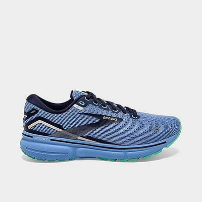 Shop Brooks Women's Ghost 15 Running Shoes In Vista Blue/peacoat/linen