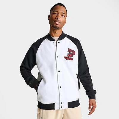 Shop Adidas Originals Adidas Men's Originals Retro Collegiate Jacket In White/black
