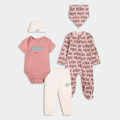 Shop Nike Girls' Infant E1d1 5-piece Set In Guava Ice