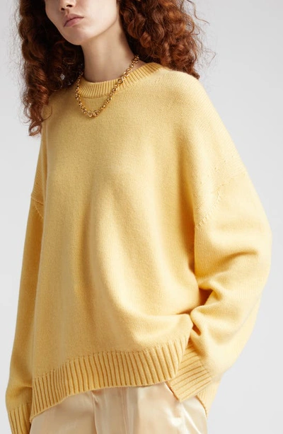 Shop A.l.c Ayden Oversize Wool & Cashmere Sweater In Canary