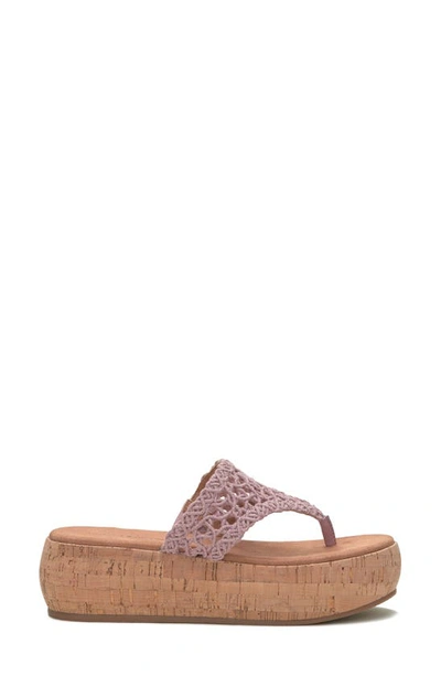 Shop Lucky Brand Jaslene Platform Wedge Sandal In Lilac