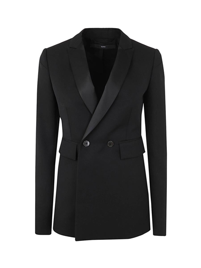 Shop Sapio Double Breasted Blazer Jacket Clothing In Black