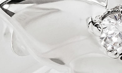 Shop Ajoa Danya Butterfly Adjustable Ring In Rhodium