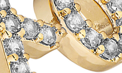 Shop Ajoa Love Bites Cz Stud Earrings Set In Gold