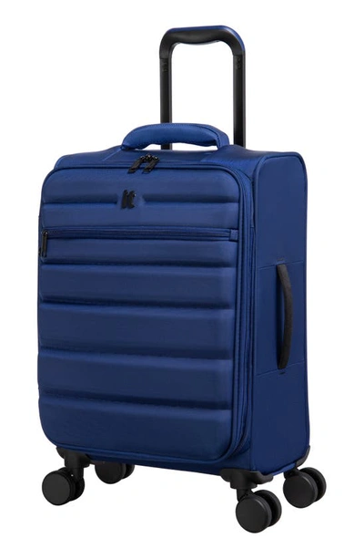 Shop It Luggage Census 22-inch Softside Luggage In Estate Blue