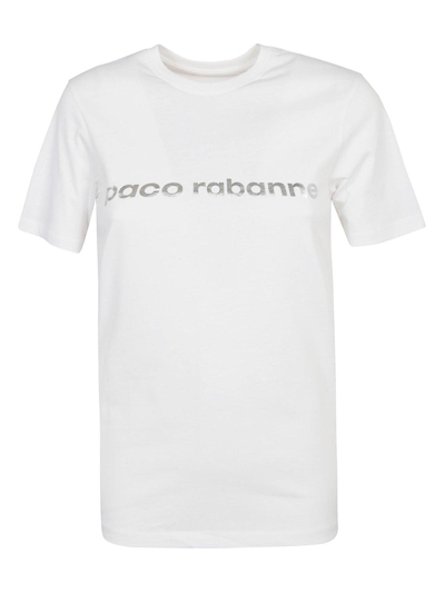 Shop Paco Rabanne Logo Printed T-shirt