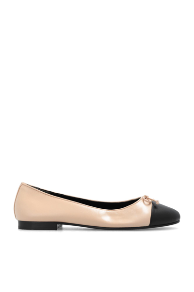 Shop Tory Burch Gap-toe Ballet Flats In Cipria