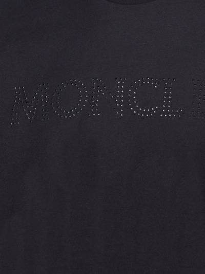 Shop Moncler Long-sleeved Crewneck T-shirt