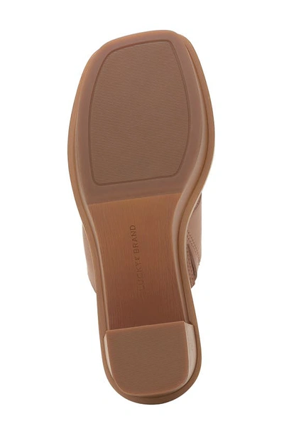 Shop Lucky Brand Mandelina Platform Sandal In Tan