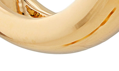 Shop Ajoa Set Of Two Hoop Earrings In Gold