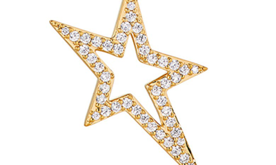 Shop Ajoa Sparklers Star Cz Pendant Layered Necklace In Gold