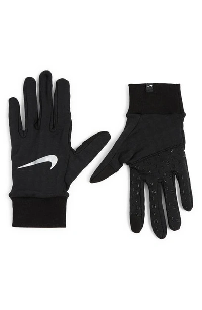 Shop Nike Sphere 3.0 Running Gloves In Black/ Black/ Silver