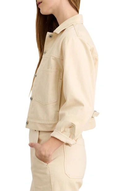 Alex Mill Trucker Jacket In Recycled Denim In Natural